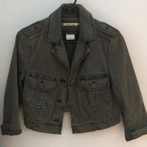 Anthropologie cropped jacket